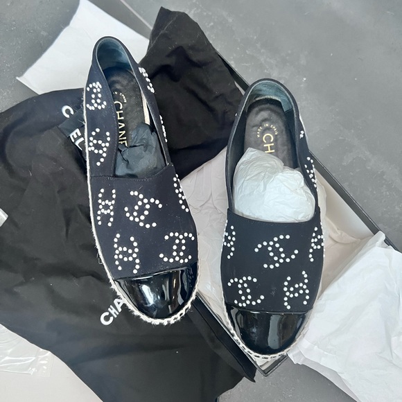 Chanel Espadrilles Worn Once - INCREDIBLE DEAL - these are in stores right now - Picture 3 of 8